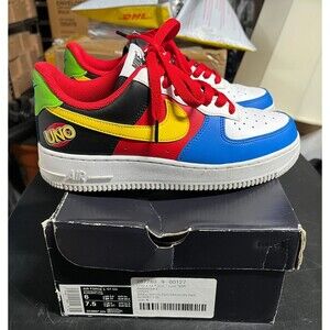 Nike Air Force 1 Men's "UNO" Skate Sneakers DC8887 100 Sz 6 w/Box